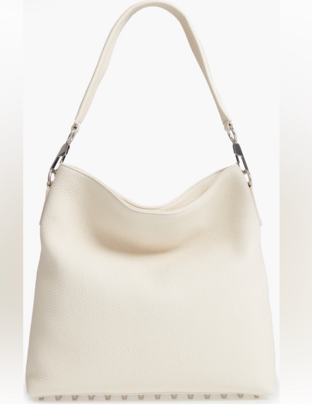 Alexander Wang Darcy Cream Leather Hobo Shoulder Bag
